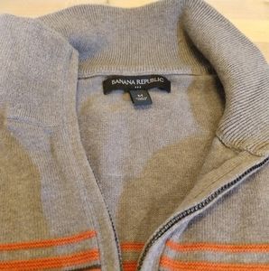 Banana Republic quarter-zip men's sweater